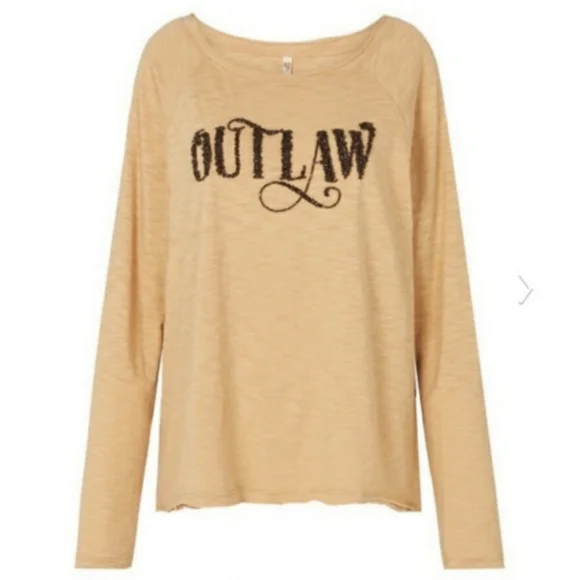 Outlaw Sloppy Joe Sweater Honey S Spell Designs Pullover Tee - Picture 10 of 16